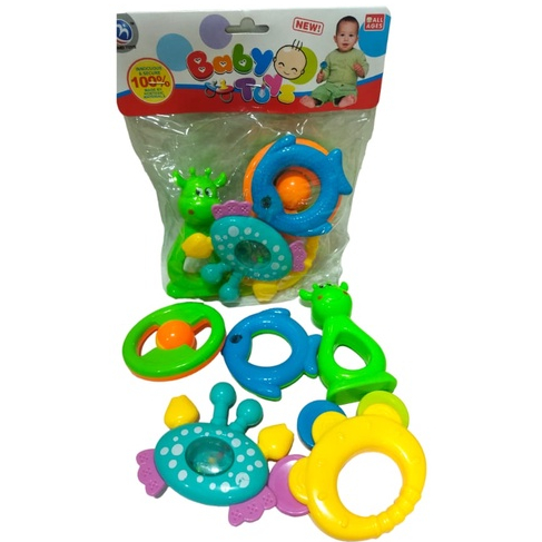 MAINAN ANAK BABY TOYS ISI 5 / MAINAN RETTLE/ MAINAN ANAK BAYI/ MAINAN MUSIK