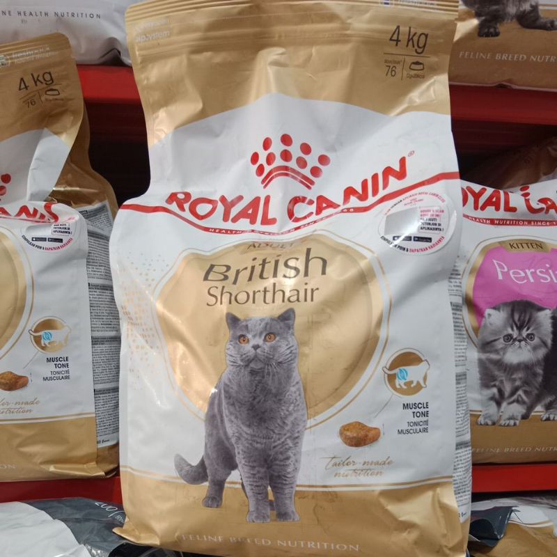 Royal Canin British Shorthair 4kg- Makanan Kucing Adult Royal Canin