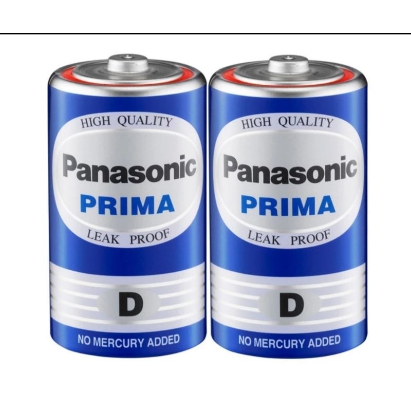 Batre D r20 Panasonic Biru isi 2 pcs Baterai Battery