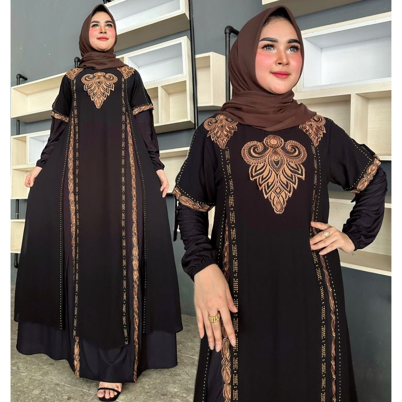 GAMIS ABAYA TURKEY BORDIR SHIENA