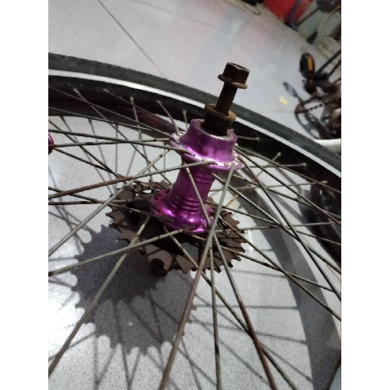 Pelek fullset sesuai foto bekas sepeda wimcycle