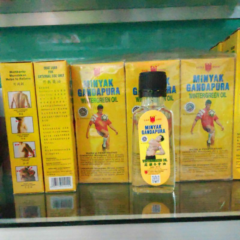 Gandapura Minyak Pijat 30ml Caplang wintergreen oil gandapuro hangat nyeri otot keseleo encok caplang obat