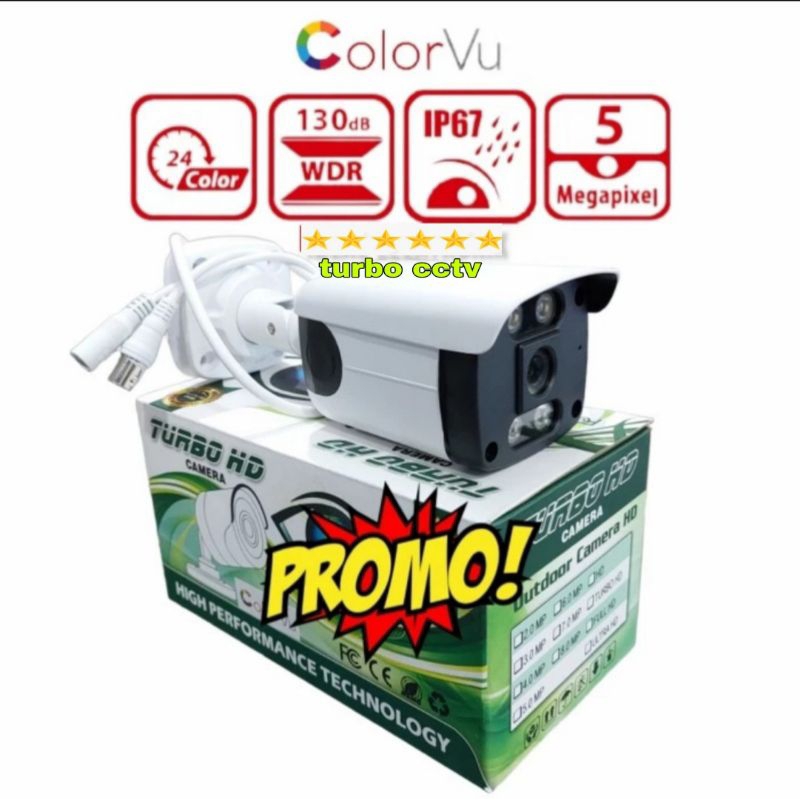 Kamera CCTV OUTDOOR COLORVU 4MP HD 1080P