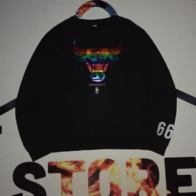 crewneck Chicago bulls rainbow