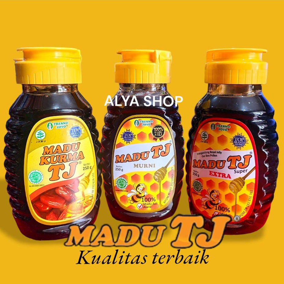 

Madu TJ Tresno Joyo / Madu TJ Kurma / Madu TJ Super / Madu TJ Murni BOTOL 250g