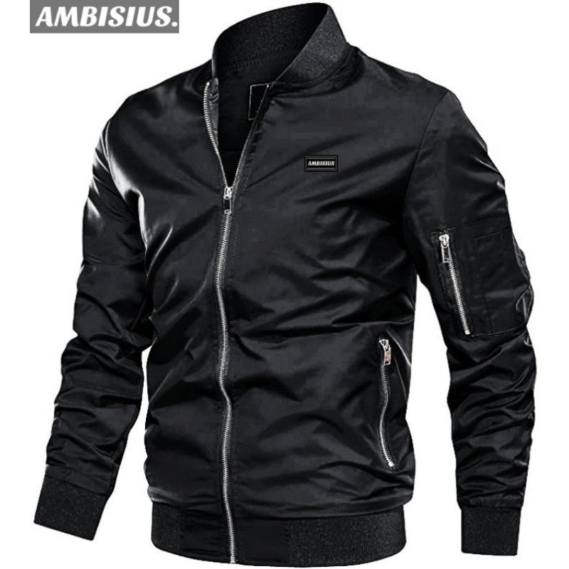 JAKET BOMBER ELEGAN JAKET DISTRO JAKET SEMI WATERPROOF JAKET MOTOR JAKET UNISEX JAKET MODEL TERKINI