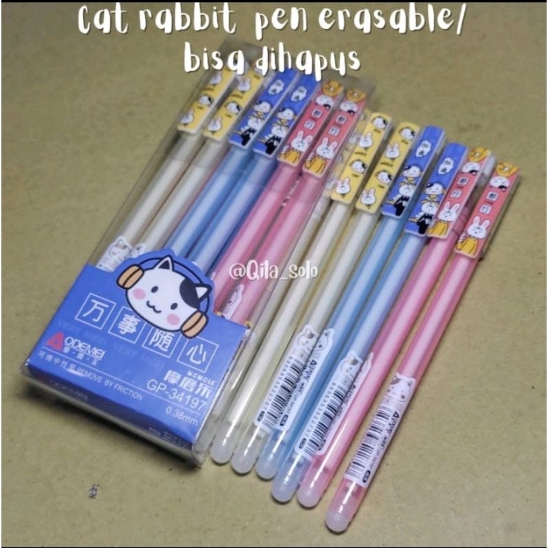 

Bolpoin Gel / Pena Gel / Gel Pen Eraseble(bisa dihapus) Aodemei 0,38 mm