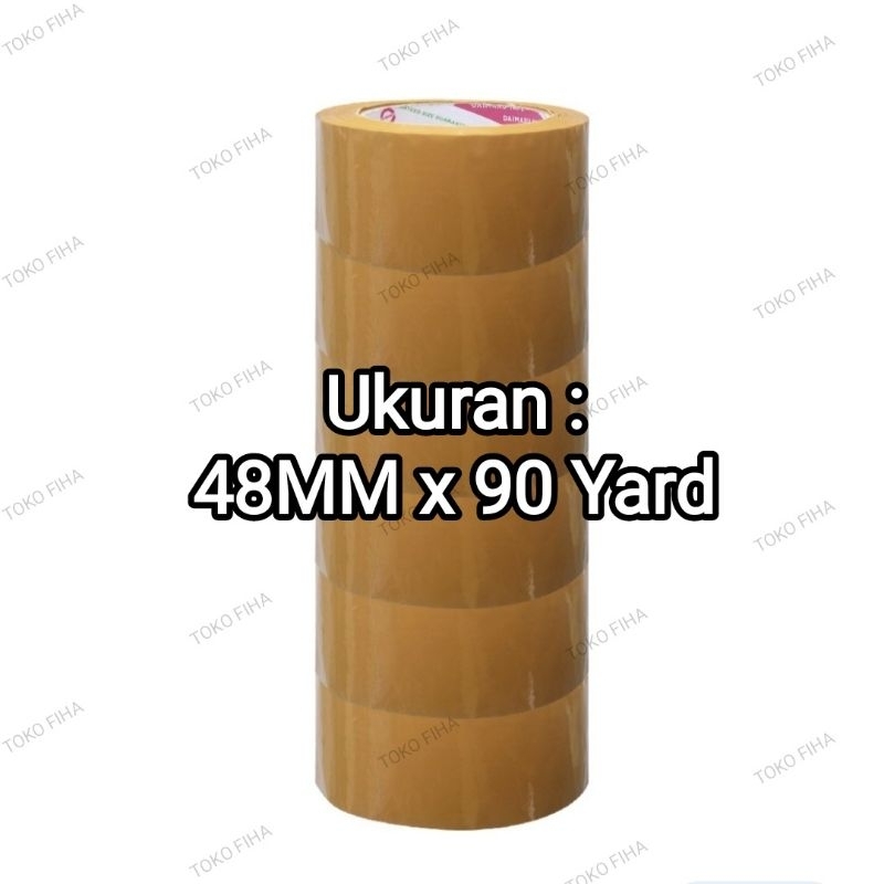 

Lakban Coklat 48MM x 90 Yard - Per Slop