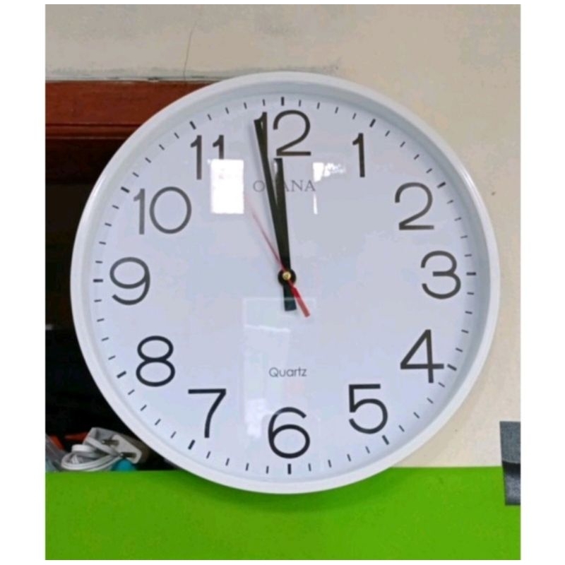 jam dinding ogana polos