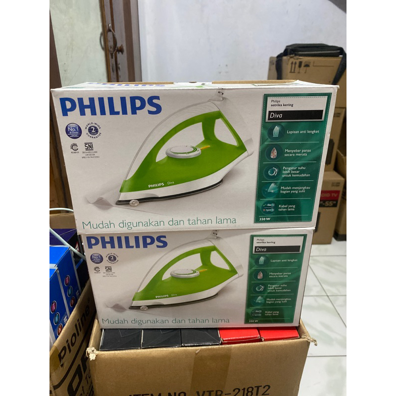 SETRIKA PHILIPS ANTI LENGKET GC122 ORIGINAL DIVA MURAH TEFLON