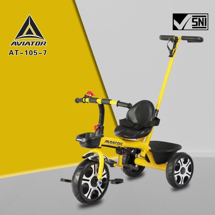 Sepeda balita roda tiga aviator AT 105-7 AT 7711 cupid 1901 icycle sepeda anak roda tiga tricycle baby stroller kereta dorong anak bayi dorongan anak bayi i cycle AT105-7 AT7711 ET1265 ET 1265 ET1267 ET 1267 AT7705 AT 7705 AT7702 AT 7702 AT7713 AT 7713