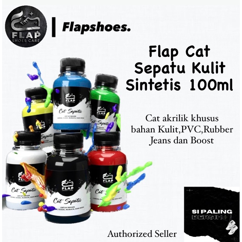 FLAP Shoes Cat Sepatu Kulit dan Sintetis Permanen Anti Luntur 100ml