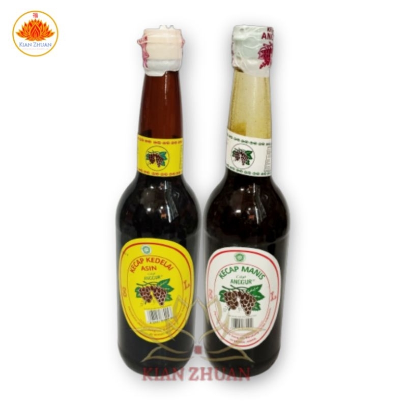 

Kecap Manis / Asin Cap Anggur 600ml