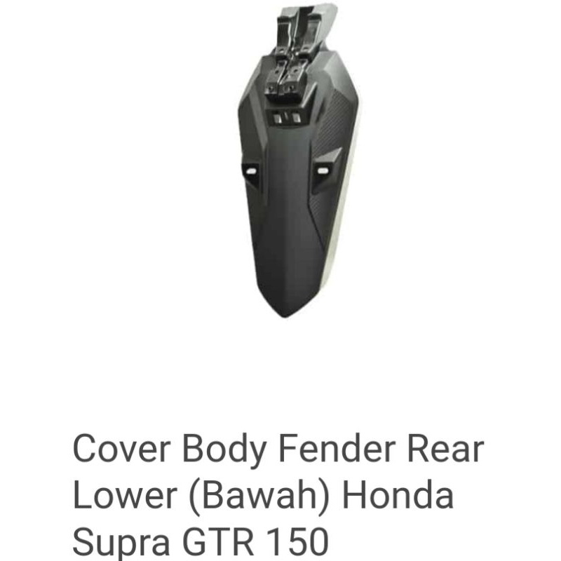 spakbor gtr new thn 2019-2020 Cover Body Fender Rear Lower Bawah Honda Supra GTR 150