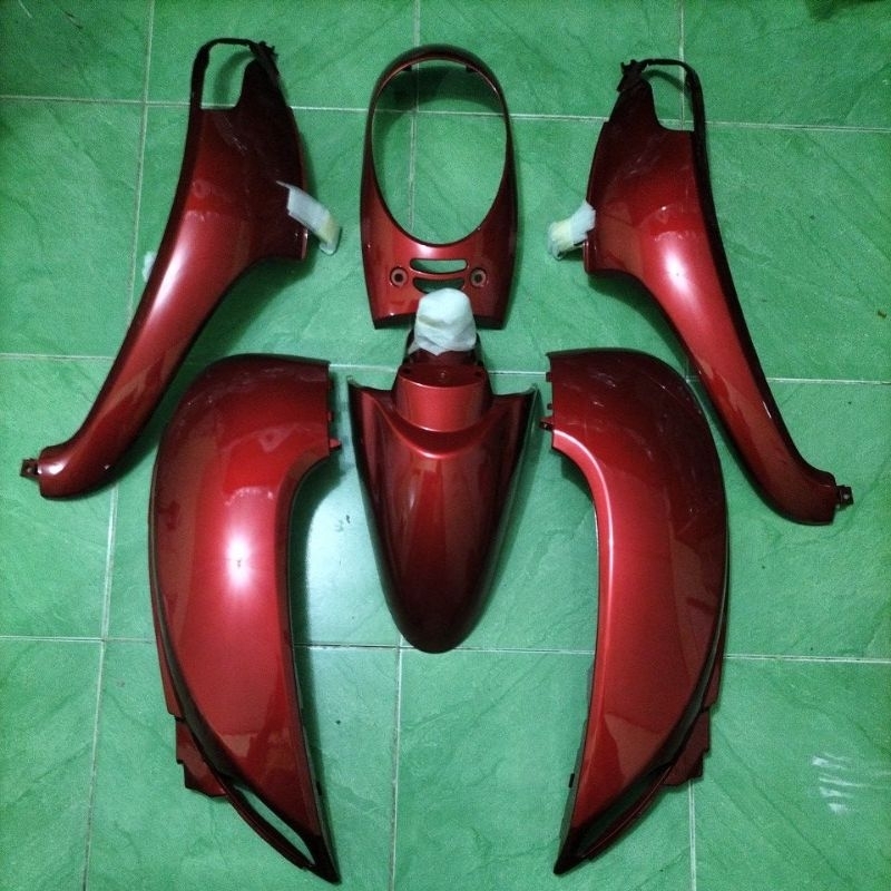 Cover Body Halus Paket Body Motor Scoopy FI 2013-2016 K16 Warna Hitam Paket Body Scoopy FI 2013-2016
