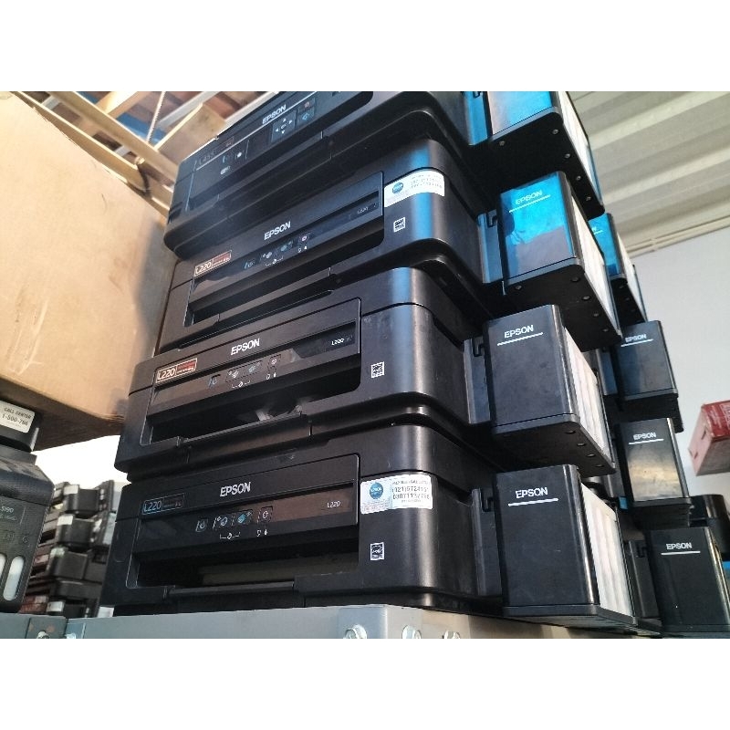 Printer Epson L220 Kosongkan Tanpa Head, Tanpa Mainboard, Tanpa Tinta, Tanpa Power Supply