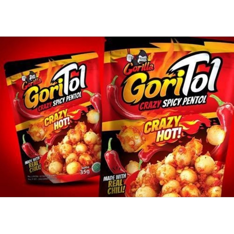 

Pentol Goreng Pedas Goritol 125 gr Crazy Spicy Pentol