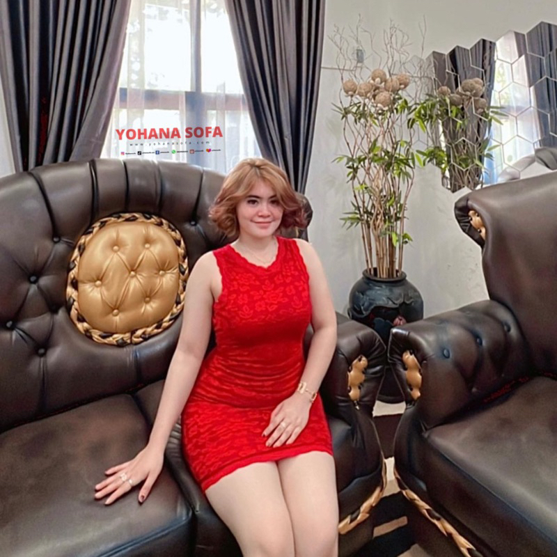 Sofa jaguar kepang matahari 3 2 1 plus meja dan kaca