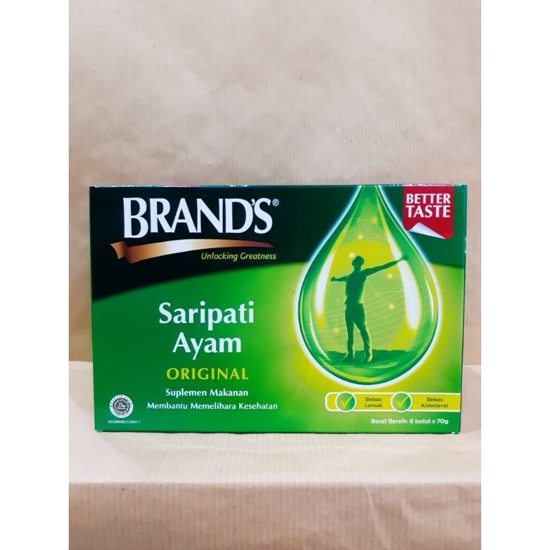 

Brand's Saripati Ayam Original 6's utk daya tahan tubuh