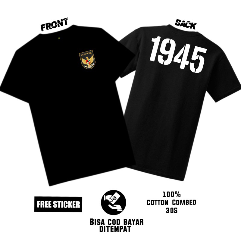 Kaos 1945 Ultras Garuda / Kaos Indonesia 1945 / Kaos Ultras Garuda