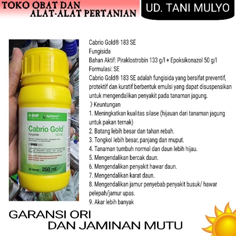 CABRIO GOLD 183 SE 250 ML