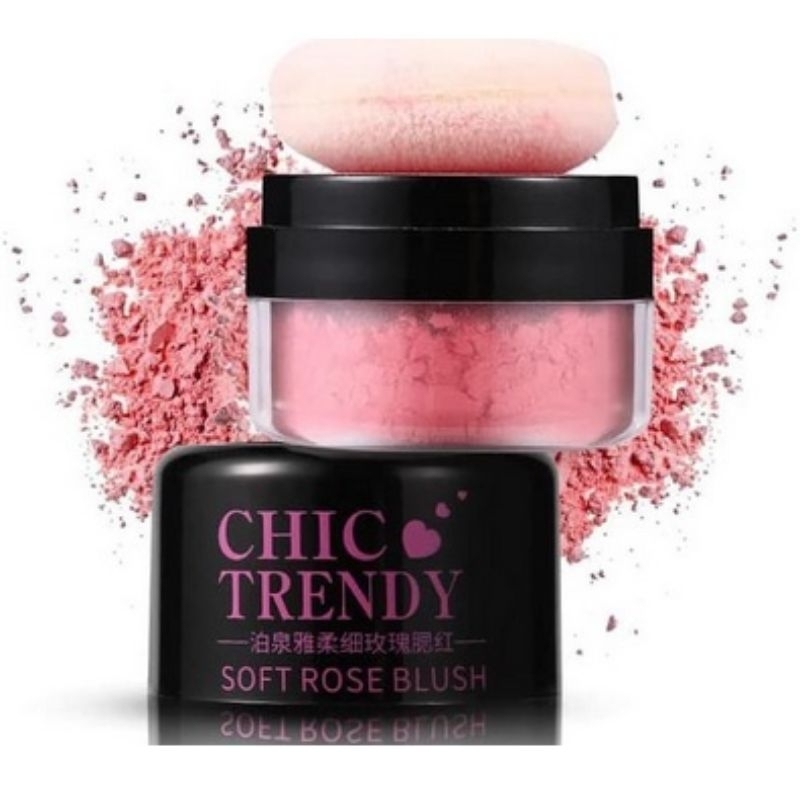 Medan Termurah/Blush On Chic Trendy/Soft rose blush blush on chic pemerah pipi