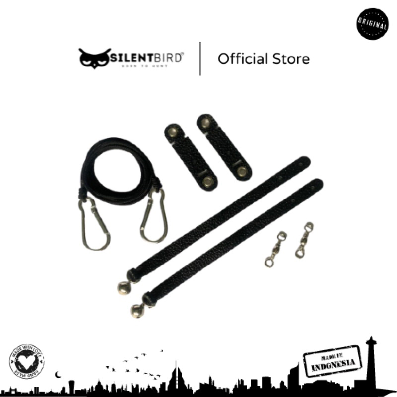 Anklet Jesse SET Tali Kaki Burung Elang Bondol Black Kite Bido