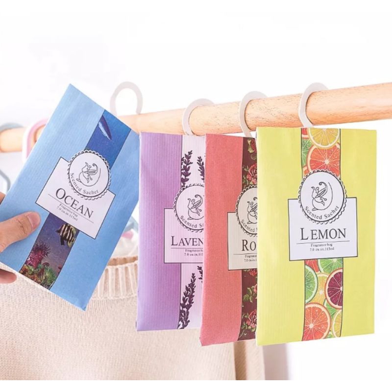 Pengharum Lemari Aromatherapy Sachet Pewangi Ruangan Laci Gantungan Pengharum