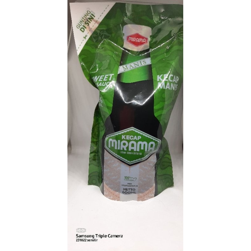 

kecap mirama kemasan pouch