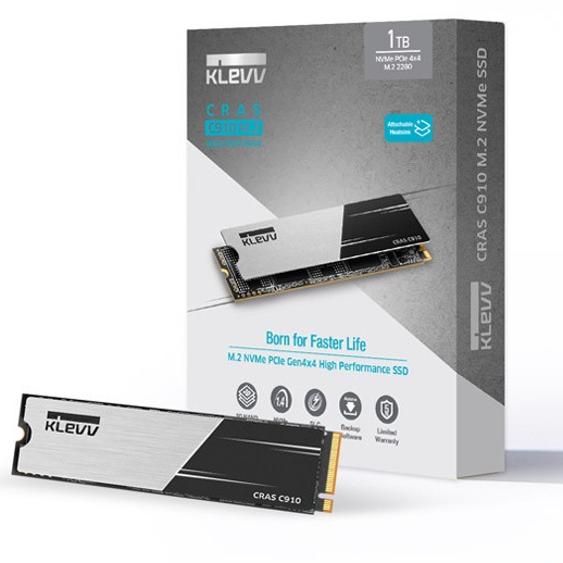 KLEVV CRAS C910 1TB M.2 2280 NVMe PCle Gen4 x4