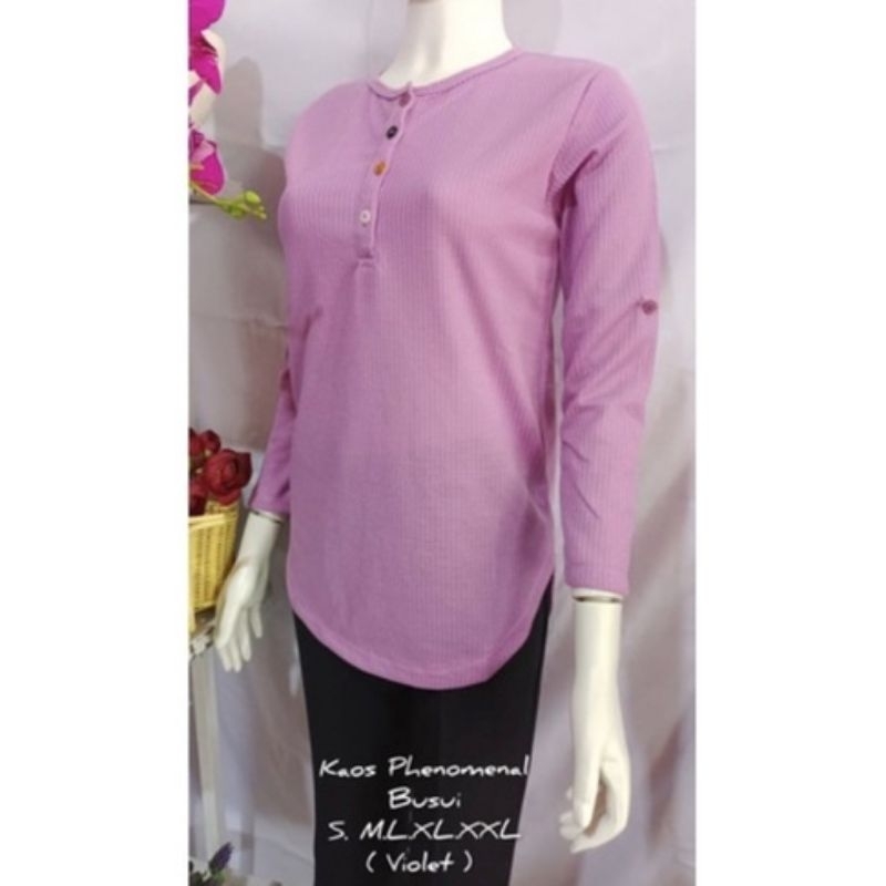 kaos wanita original phenomenal busui lengan panjang