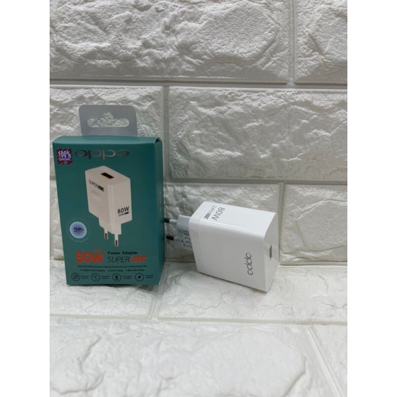 batok adapter oppo reno 8 pro 5G 80Watt kepala SUPER VOOC