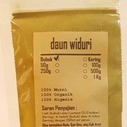 

MURAH BUBUK DAUN WIDURI 500 GRAM