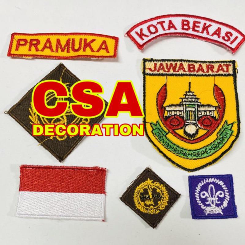 

ATRIBUT BADGE PRAMUKA PUTRA PUTRI KOTA BEKASI JAWA BARAT [ 1 SET ]