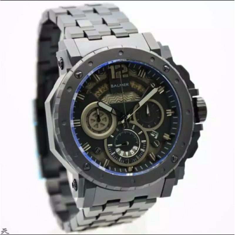 BALMER 7935 / B7935 Jam Tangan Pria Analog Balmer Sapphire Original