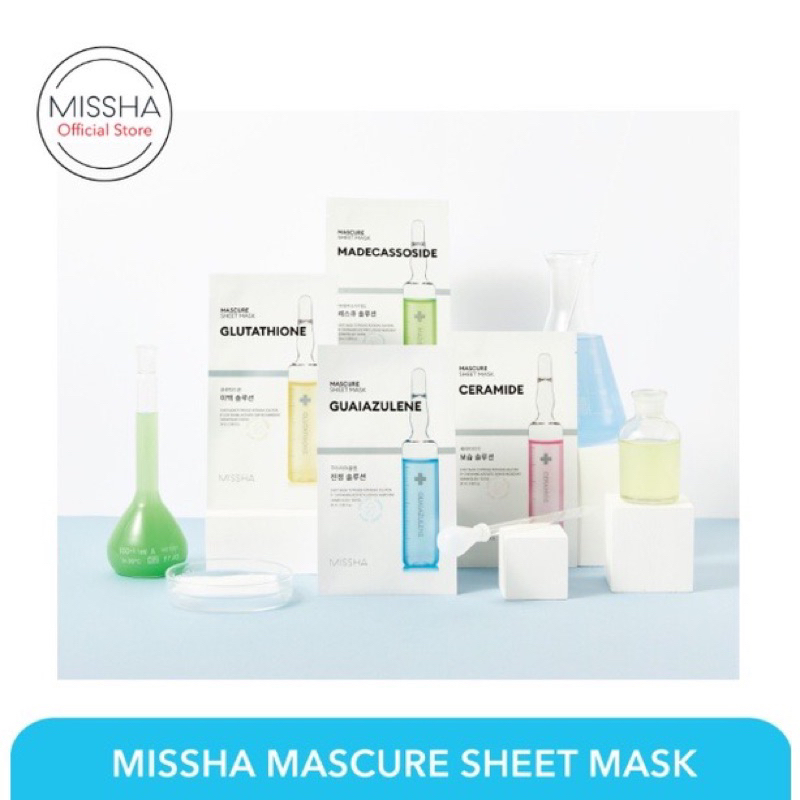 MISSHA MASCURE SHEETMASK - masker wajah 28ml