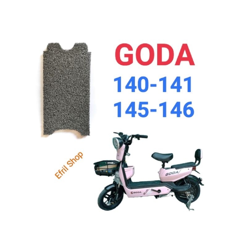 ⭐⭐⭐⭐⭐ Alas kaki Karpet sepeda motor listrik GODA 140 141 145 146