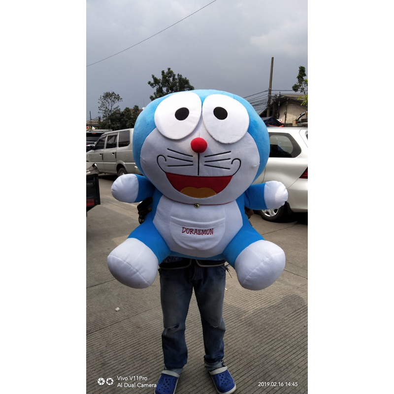 PROMO BONEKA DORAEMON SUPER JUMBO, BONEKA DORAEMON BESAR LUCU DORAEMON SUPER BIG PROMO HANYA HARI IN