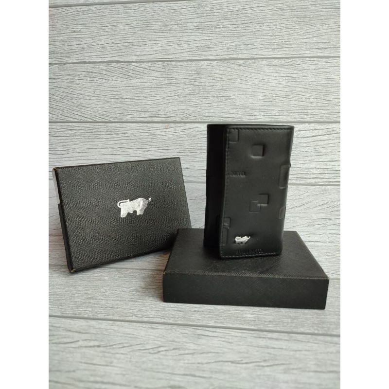 DOMPET KUNCI MOBIL REMOTE STNK BRAUN BUFFEL ORIGINAL LEATHER