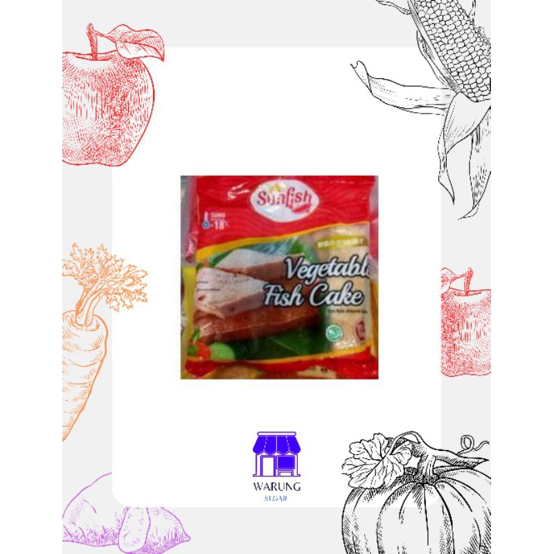 

SUNFISH VEGETABLE FISH CAKE 5pcs 500g