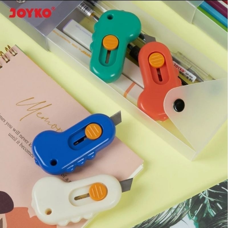 Mini Cutter Anak JOYKO CU-0509 Kater Model Dino Fanci - Pisau Pemotong Serba Guna