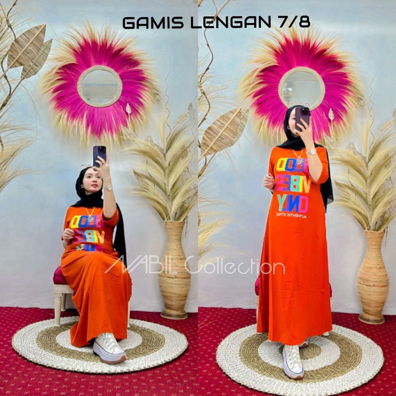 GAMIS WANITA VIRAL BY NABIL GOD VIBES //GAMIS KAOS PREMIUM KEKINIAN