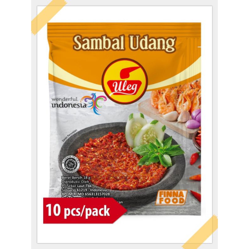 Sambal Uleg Finna Udang 10 sachet