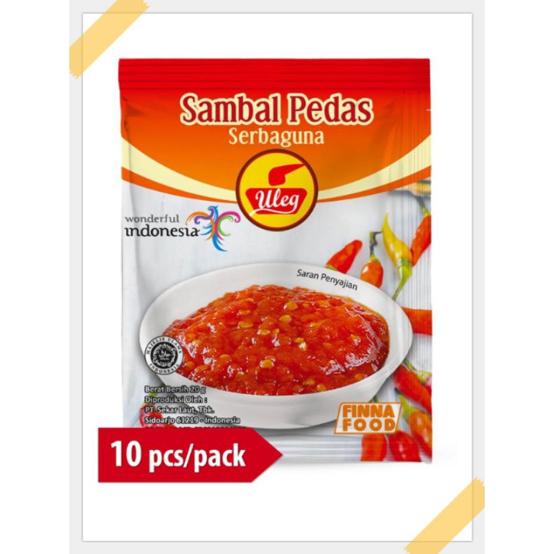 Sambal Uleg Finna Pedas 10 sachet