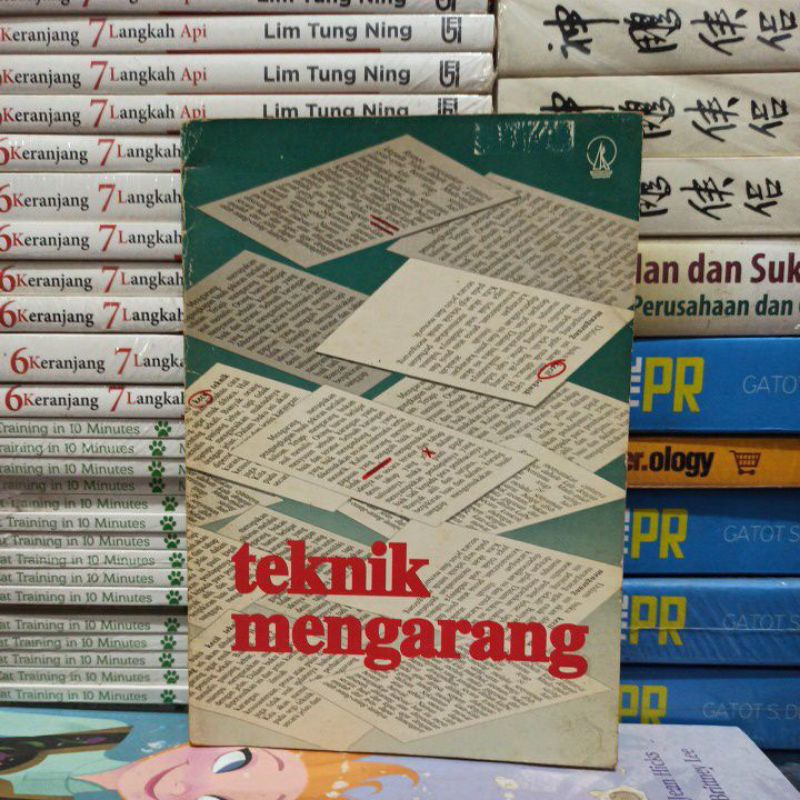 BUKU ORIGINAL TEKNIK MENGARANG BUKU BEKAS