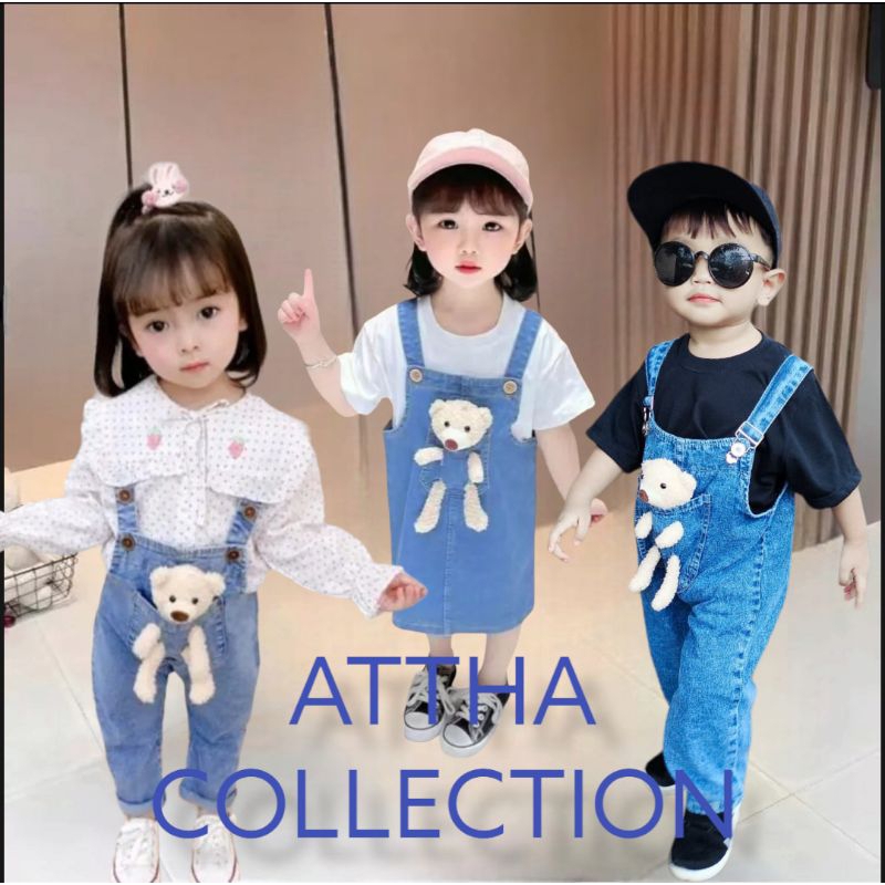 OVERALL BONEKA CELANA DAN ROK USIA 1-7TH