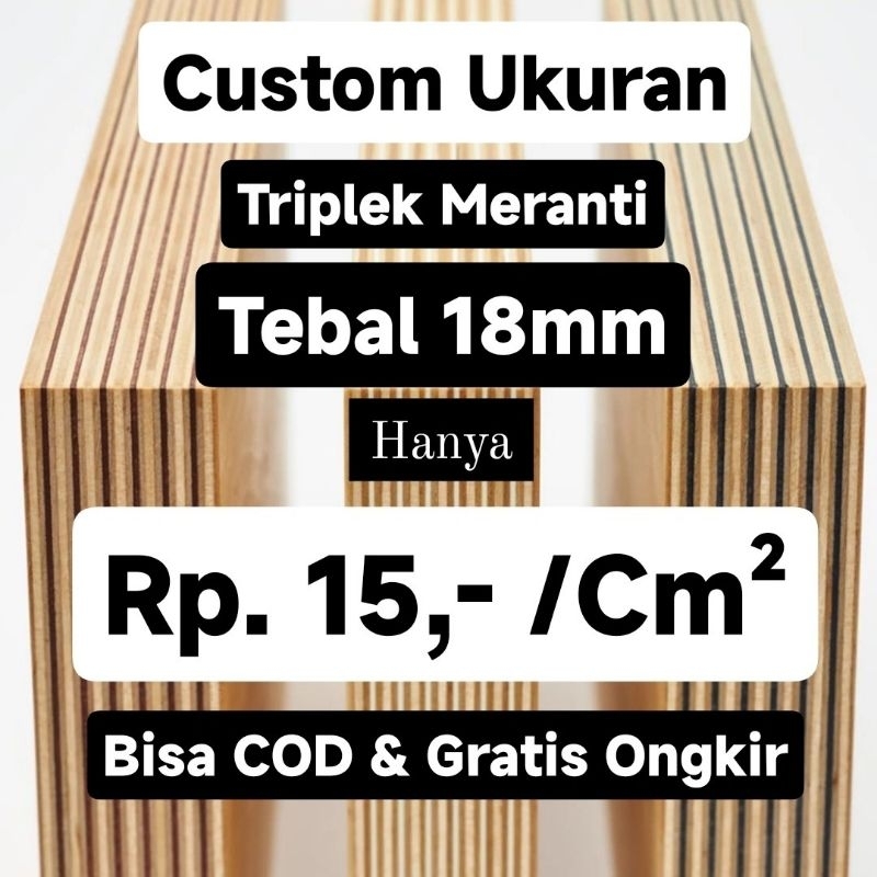 triplek custom 18mm plywood multiplek meranti halus