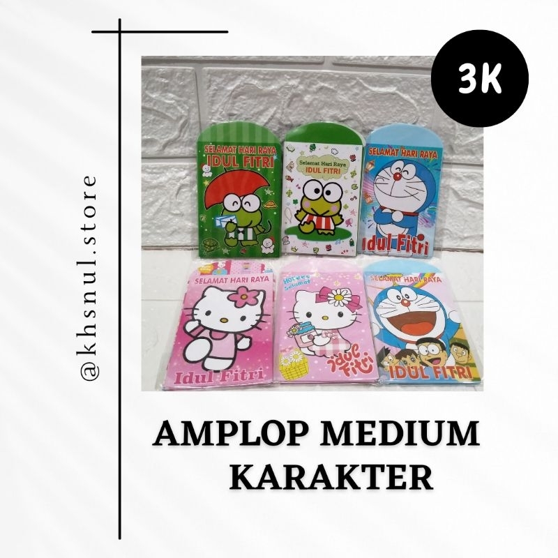 

Amplop Lebaran Karakter Medium