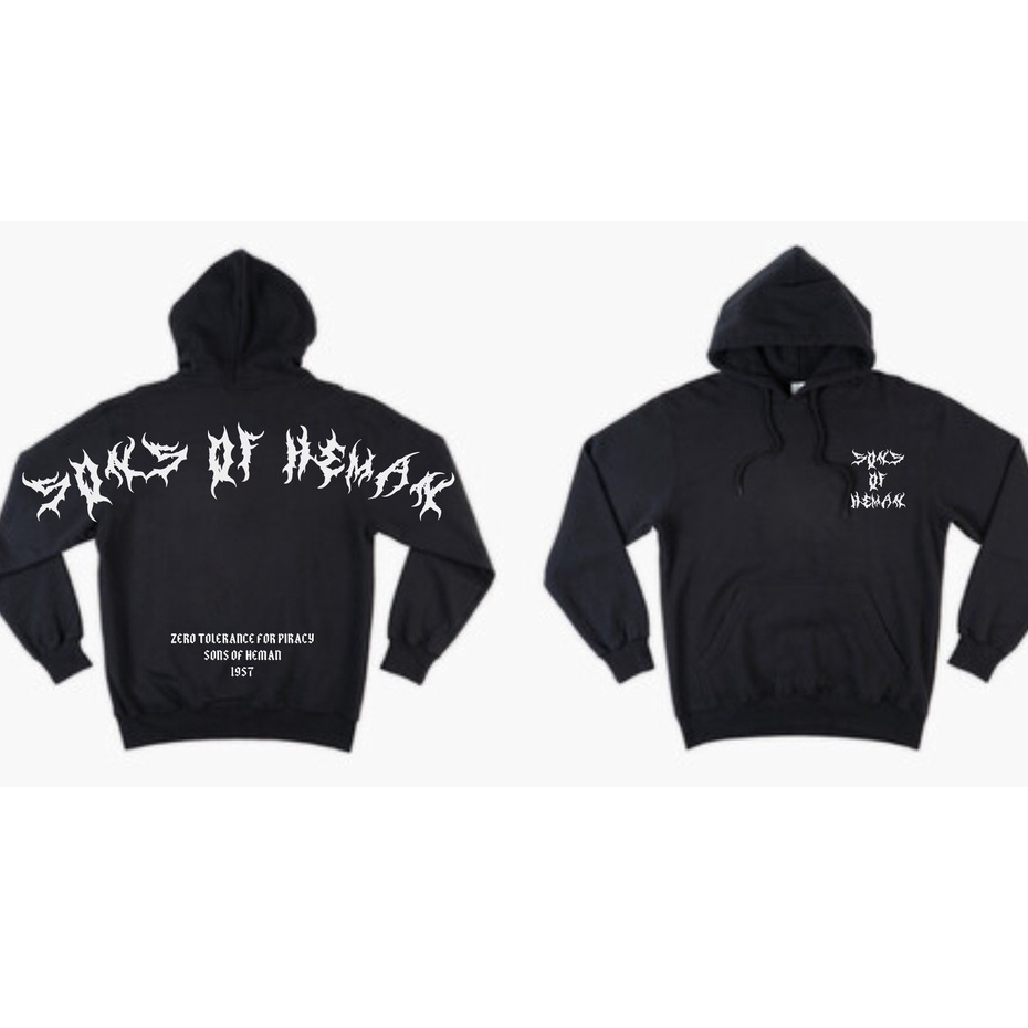 {Bayar di tempat} Hoodie Jumper Teks Acak Song Of Heman terbaru,Sweater Premium,Hoodie Hitam,Hodie Distro (Pria and Wanita)