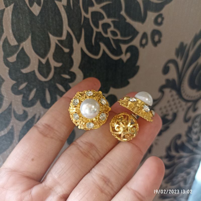 subeng bali bola alpaka lapis emas